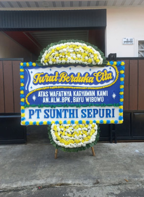 Papan Bunga Duka di Batani